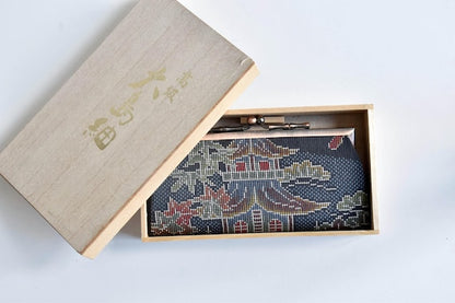 Oshima Tsumugi Silk Coin Purse