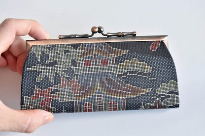 Oshima Tsumugi Silk Coin Purse