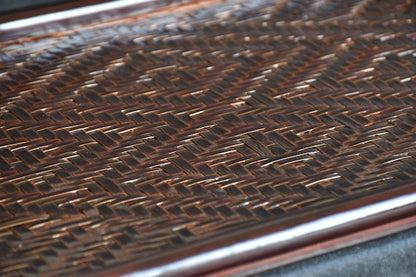 Japanese Bamboo Urushi Lacquer Tray