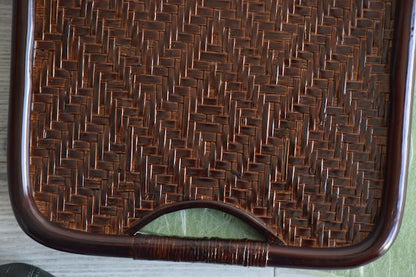 Japanese Bamboo Urushi Lacquer Tray