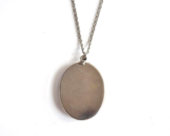 Japanese Enamel Pendant Necklace