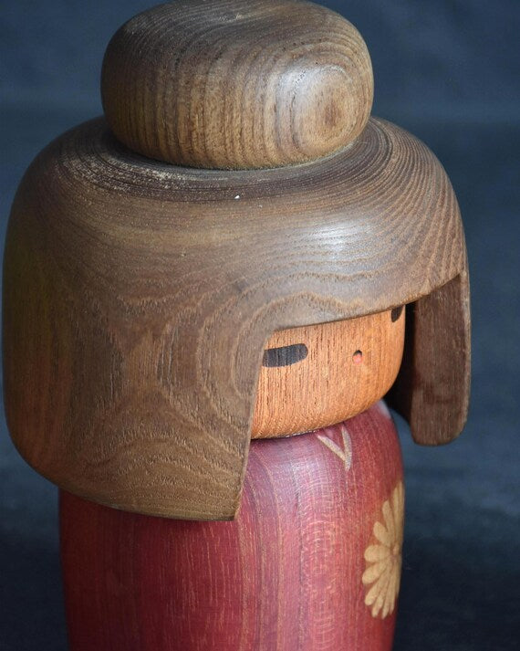 Sanpei Yamanaka Hanakotoba Kokeshi Doll