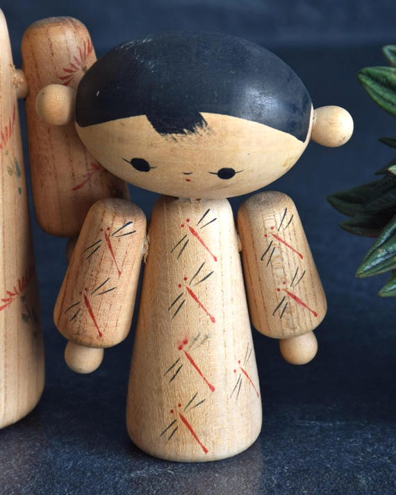 Kiku Warabe Creative Kokeshi By Hideo Ishihara