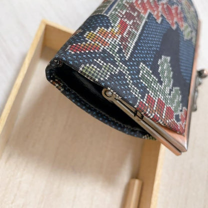 Oshima Tsumugi Silk Coin Purse
