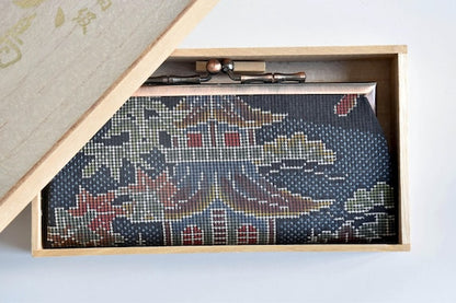 Oshima Tsumugi Silk Coin Purse