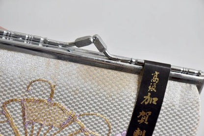 Kaga Embroidery Kimono Accessory Pouch