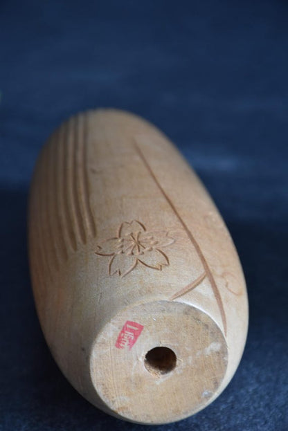 Issetsu Kuribayashi Sakura Kokeshi Doll