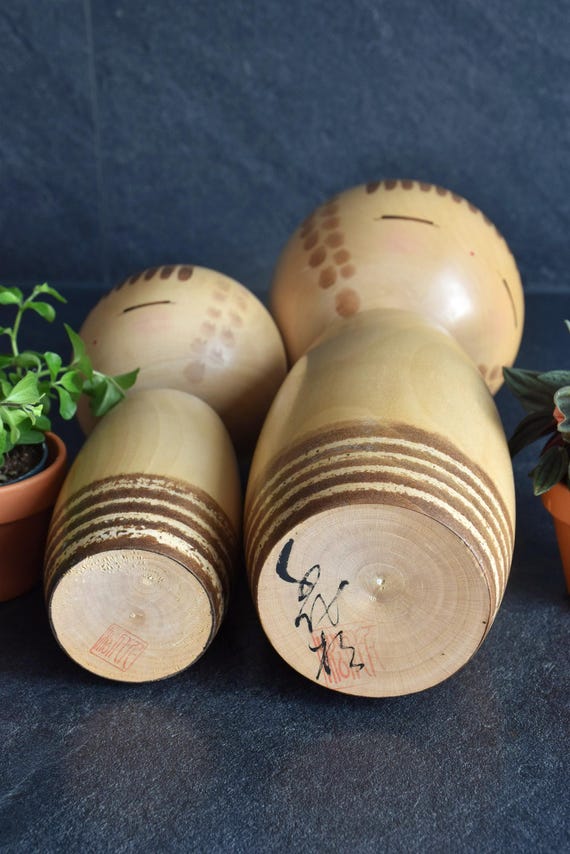 Kano Chiyomatsu Hanano Shojo Kokeshi Pair