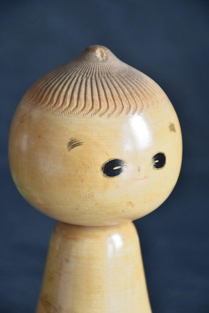 Masao Watanabe Kokeshi Autumn Chestnut Boy
