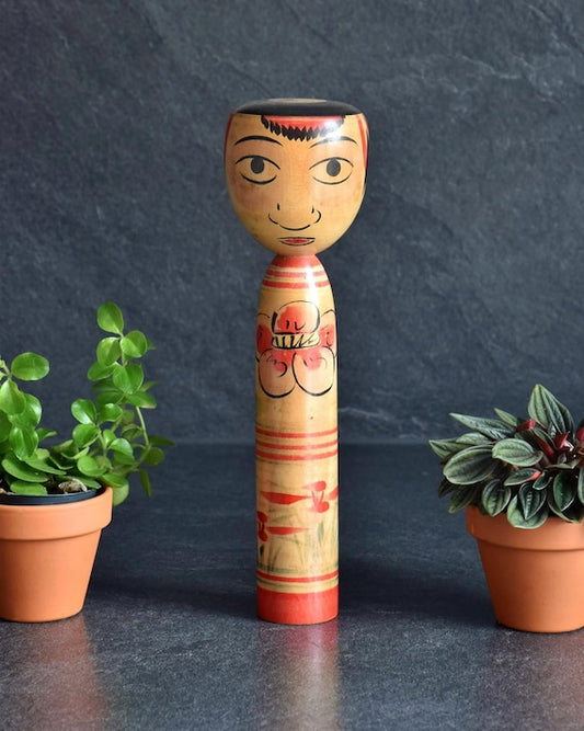 Saito Tokuju Takobozu Kokeshi Doll