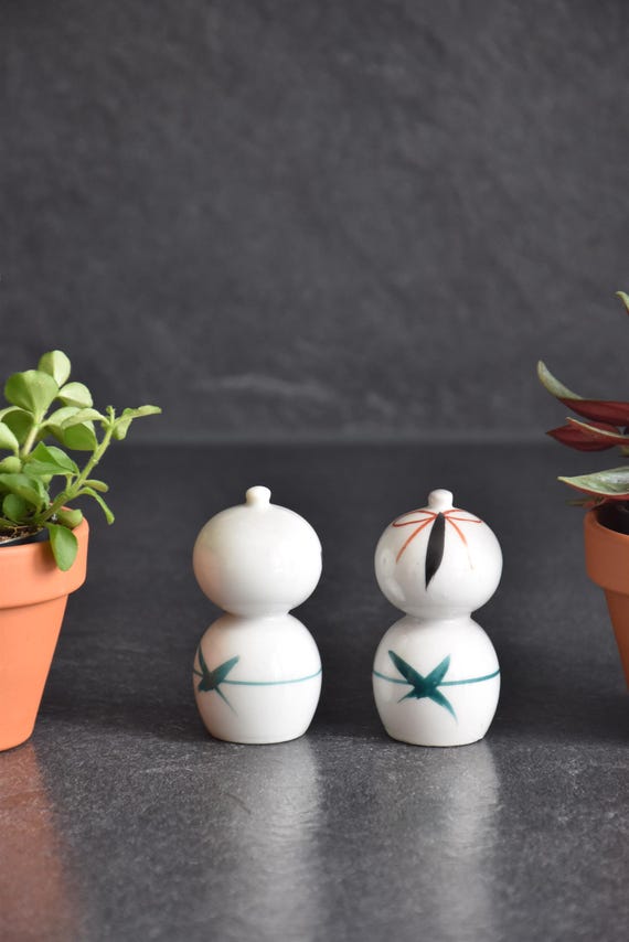 Kutani Porcelain Kokeshi Hina Dolls