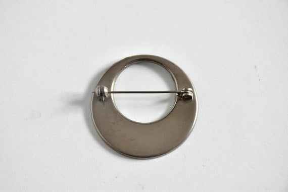 Japanese Round Zogan Brooch | Made In Japan | Floral