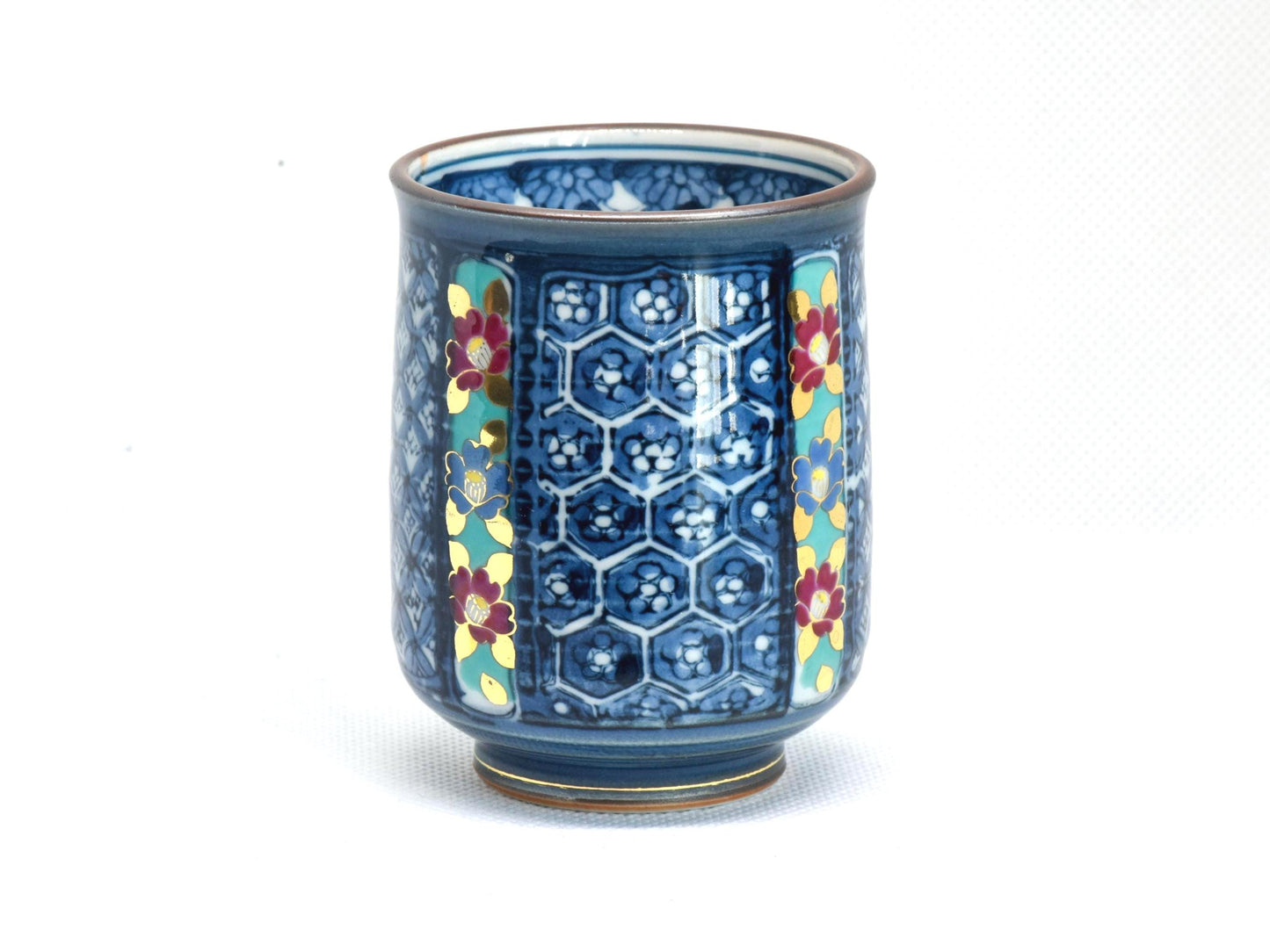 Kiyomizu-yaki Yunomi Porcelain Cup