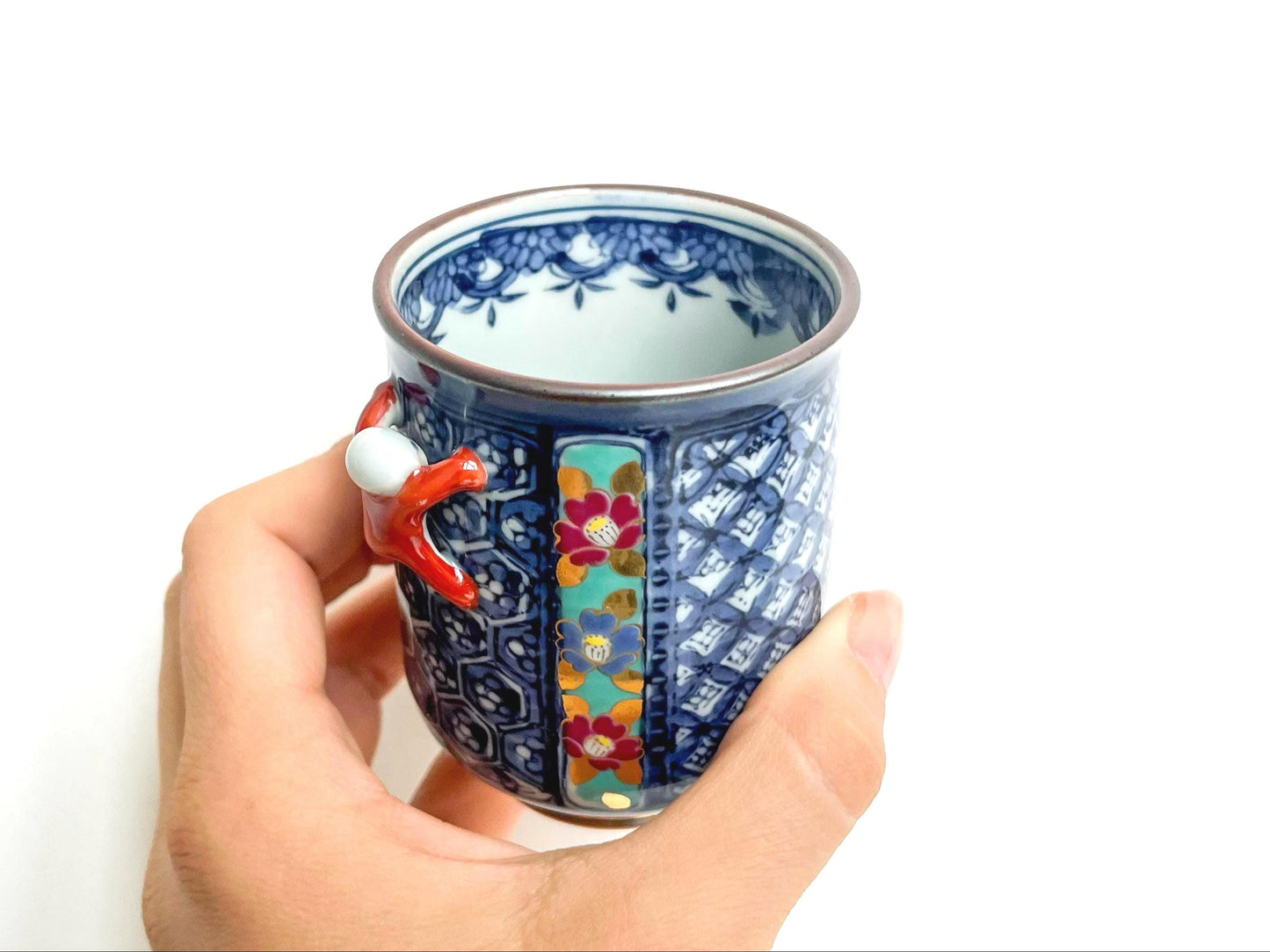 Kiyomizu-yaki Yunomi Porcelain Cup