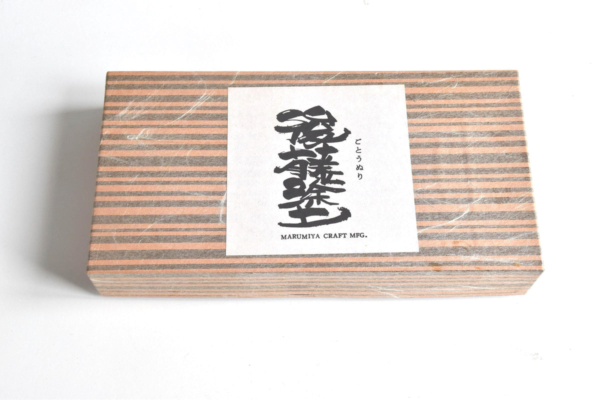 Goto-Nuri urushi lacquer tea trays original striped storage box