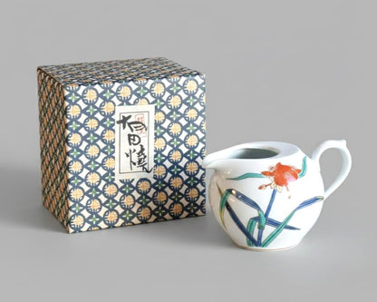 Porcelain Creamer Hand-Painted Floral Design