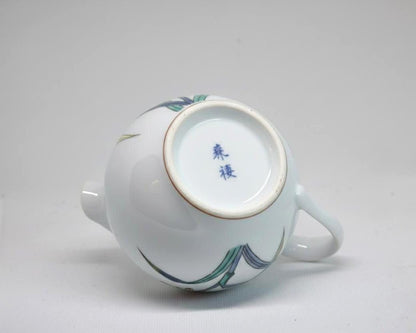 Porcelain Creamer Hand-Painted Floral Design