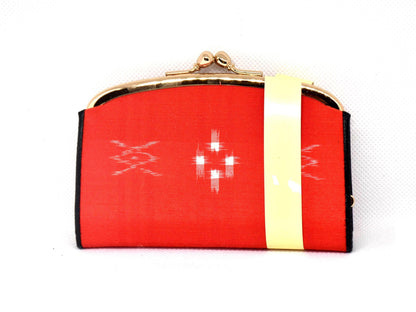 Ryukyu Kasuri coin purse back view