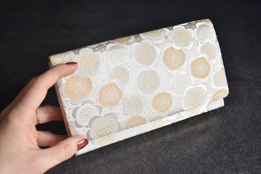 Nishijin-ori Brocade Clutch Plum Blossom
