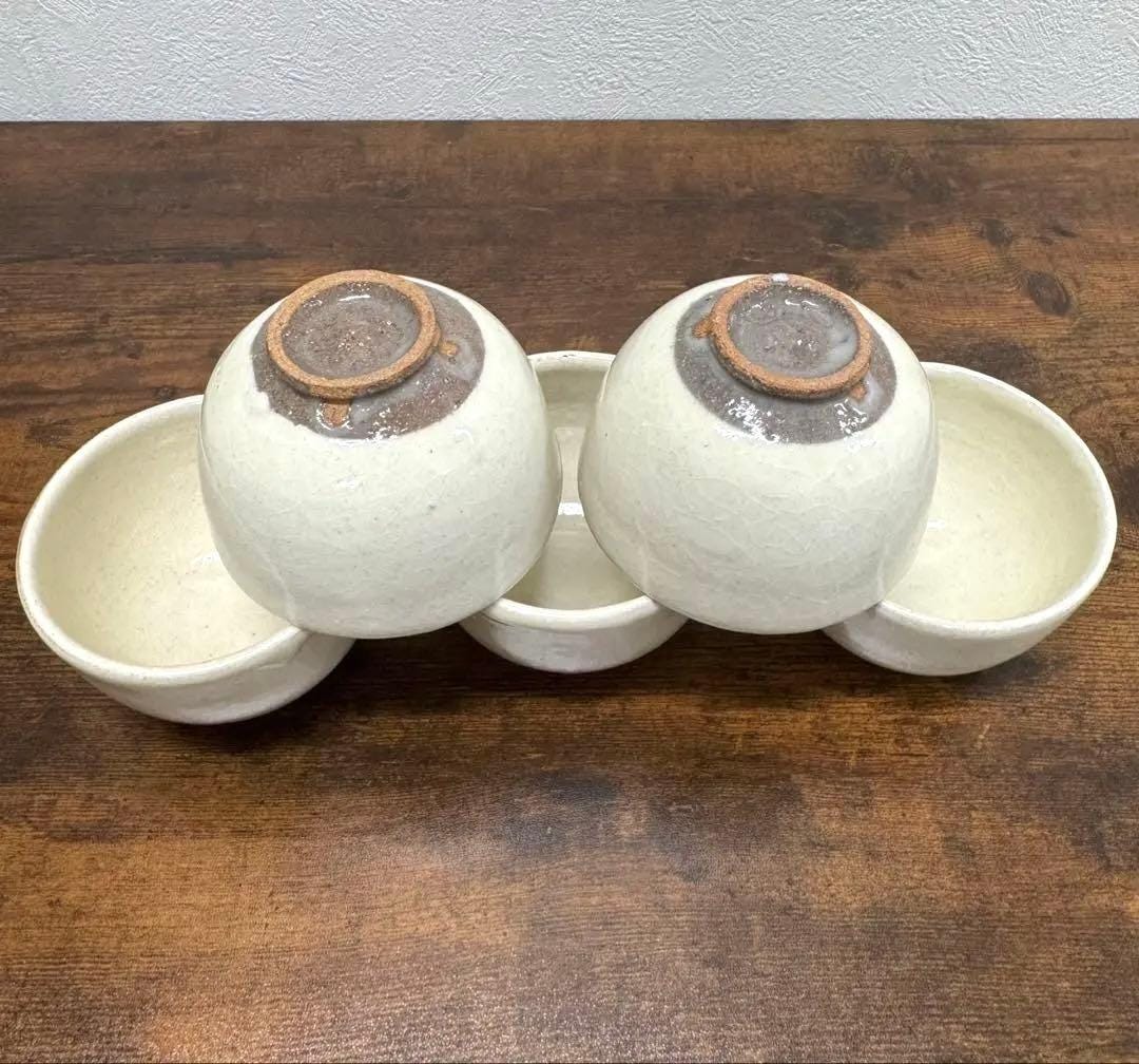 Karatsu-yaki Tea Cups Set of Five