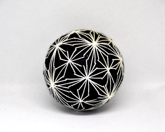 Temari Ball Hand-Embroidered Geometric