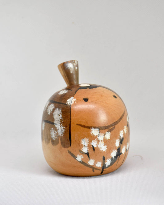 Kokeshi 'Snow Child' Wooden Doll