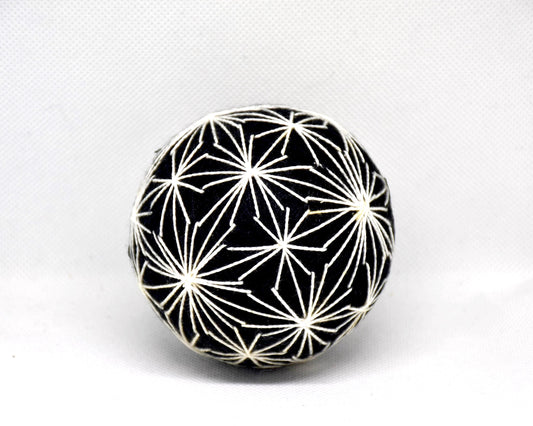 Temari Ball Hand-Embroidered Geometric