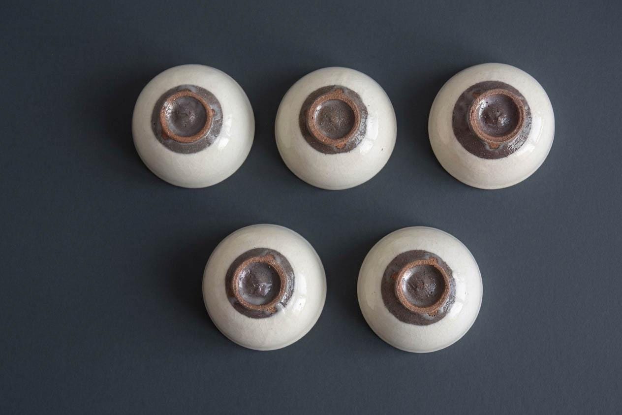 Karatsu-yaki Tea Cups Set of Five