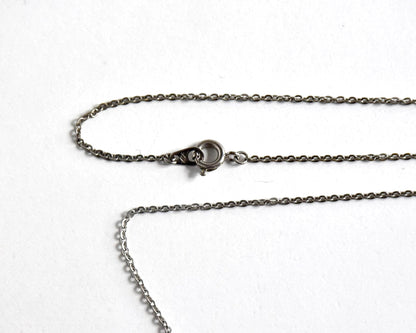 Japanese Zogan Floral Pendant Gold Inlay Damascene necklace clasp detail