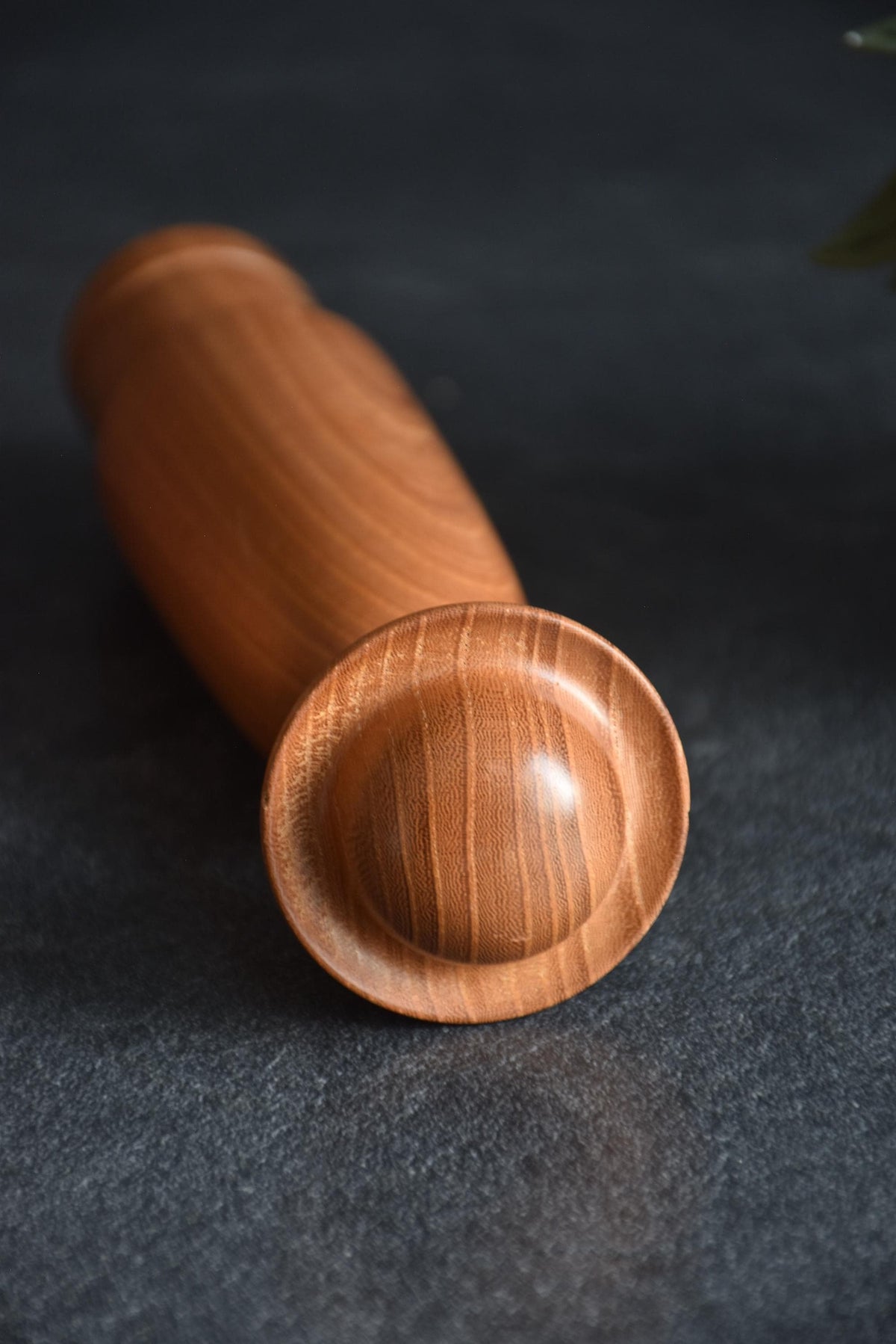 Kenji Miyazawa Dekunobo Kokeshi Doll rounded base and bottom view