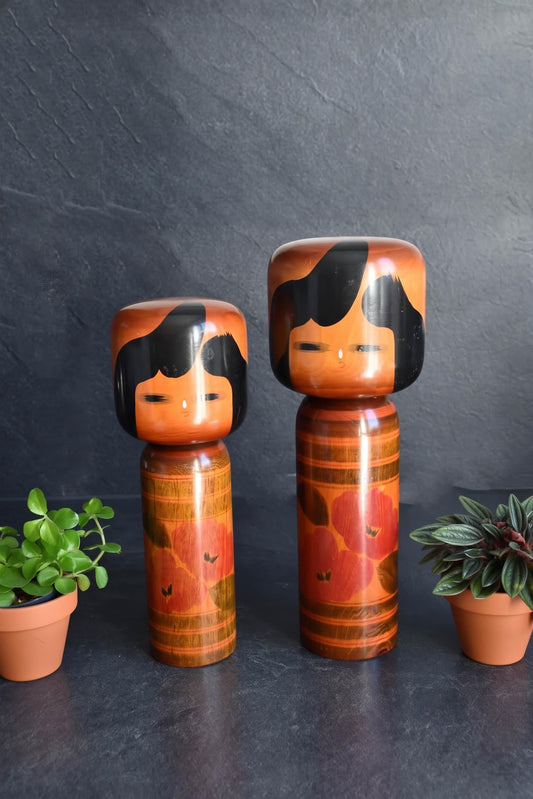 Tsubaki Musume Creative Kokeshi Dolls By Noboru