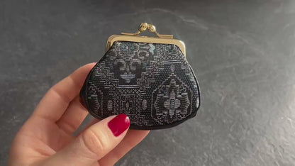 Oshima Tsumugi Style Coin Purse