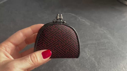 Japanese Deerskin Urushi Lacquer Pouch