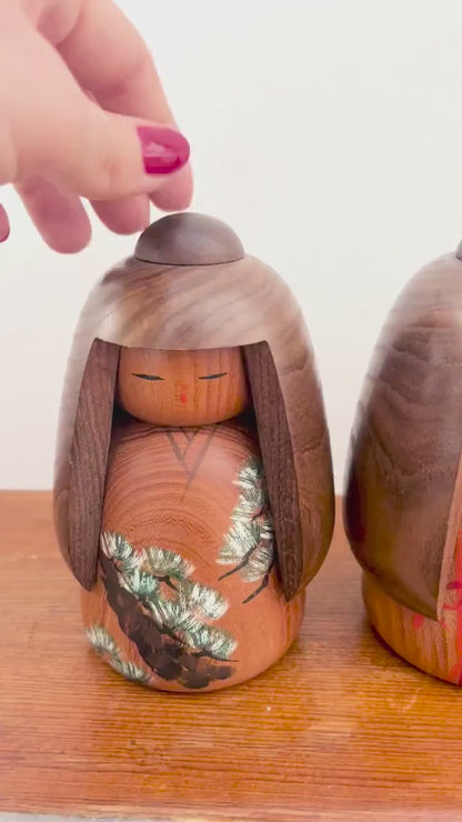 Daisuke Takeda Sho-Chiku-Bai Kokeshi Set